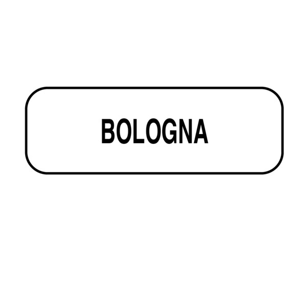 Nevs Bologna Label 1/2" x 1-1/2" DIET-505 - main